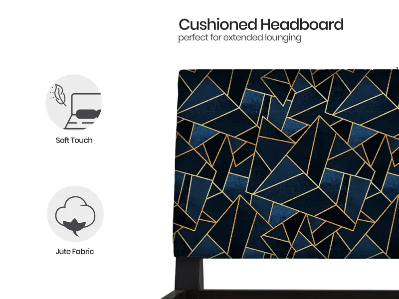 Prism Solid Wood Queen Size Double Bed